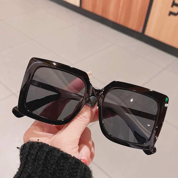 Square Fashionable Plain Face Glasses