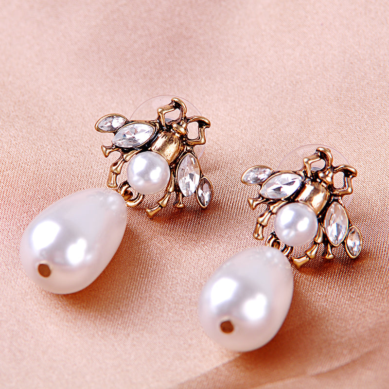 Boucles D’oreilles Bee Pearl