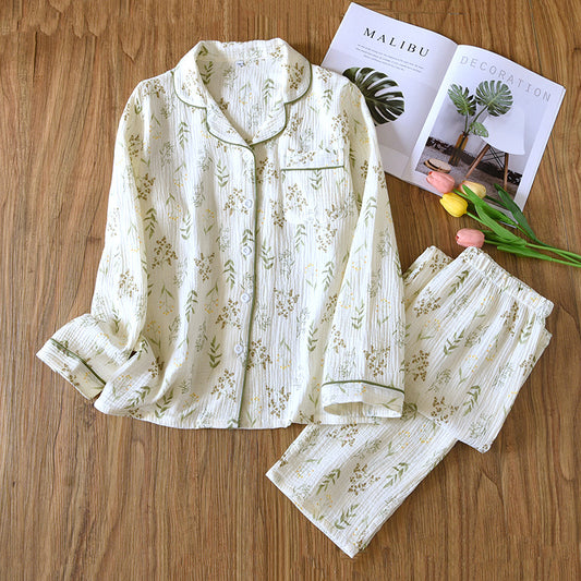 Pyjama Women's Fashion Cotton Homewear Suit