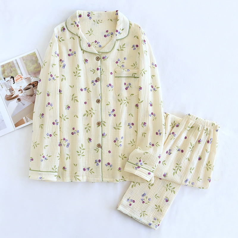 Pyjama Women's Fashion Cotton Homewear Suit