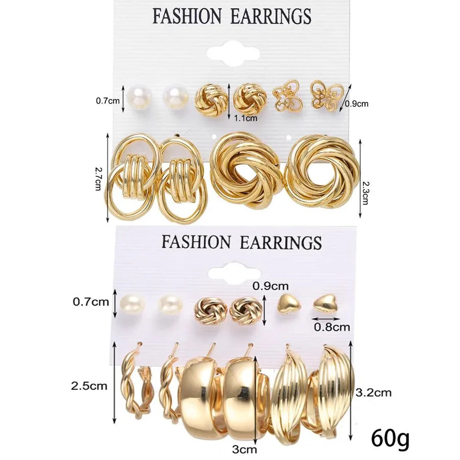 Fashion Zinc Earrings