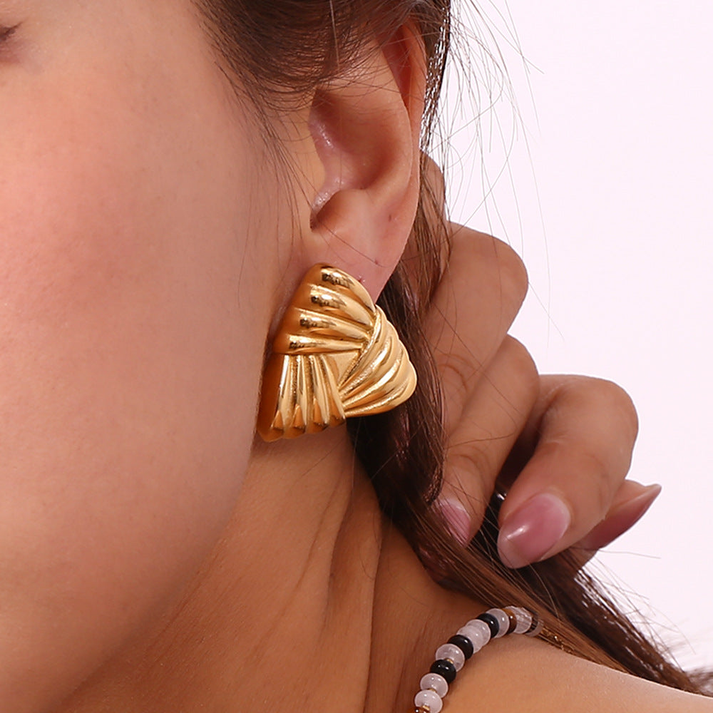 Retro Earrings Triangular