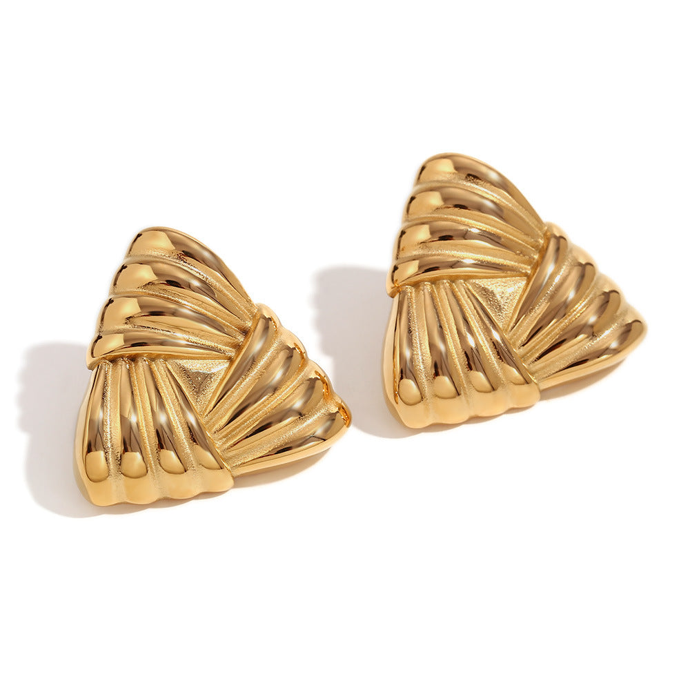 Retro Earrings Triangular