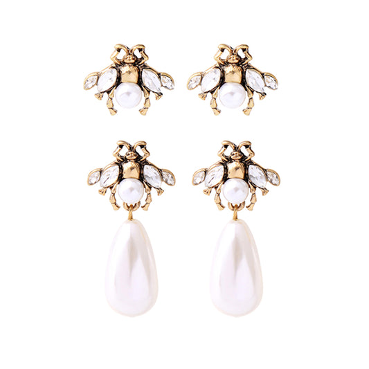 Boucles D’oreilles Bee Pearl