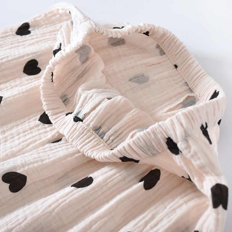 Double-Layer Cotton Pajamas