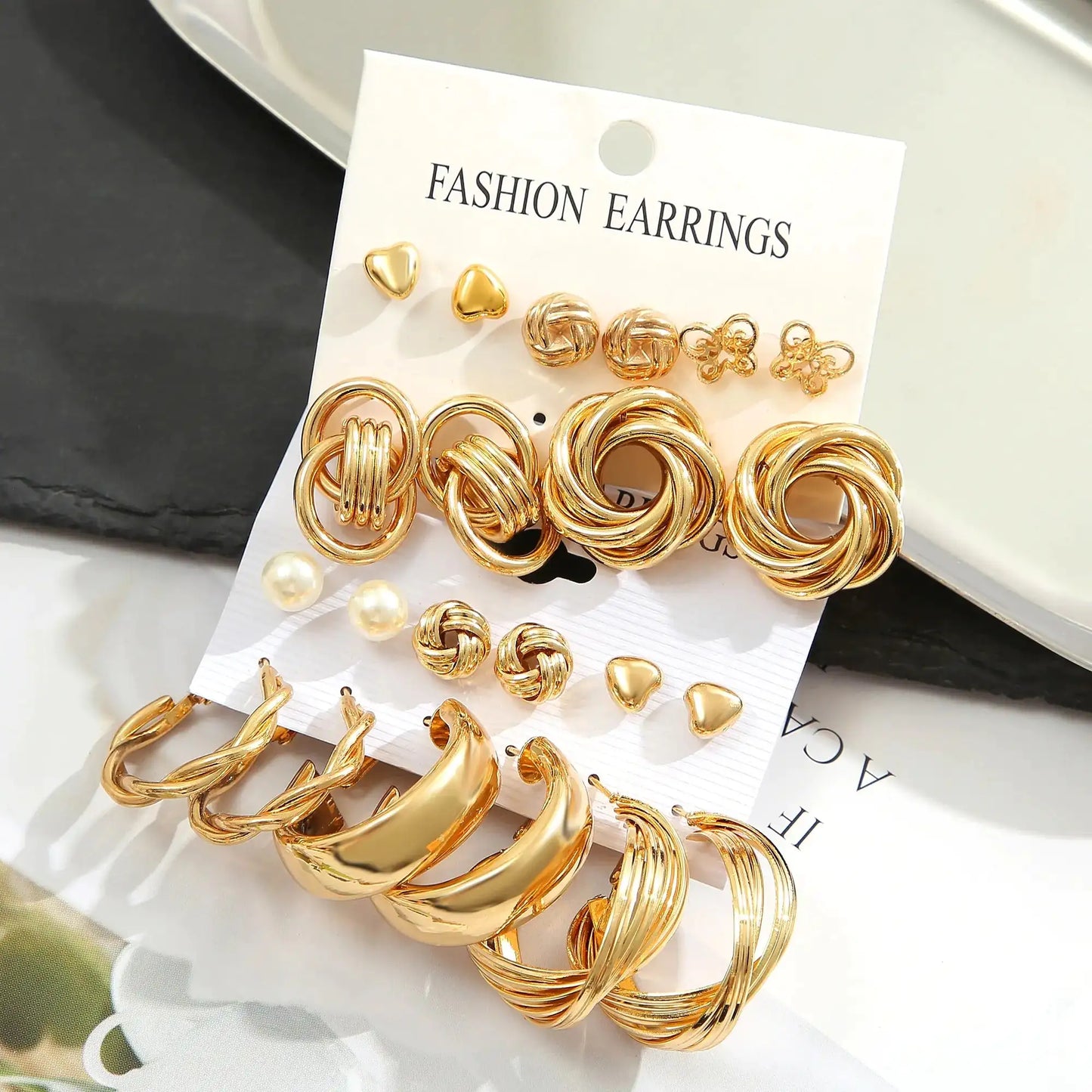 Fashion Zinc Earrings