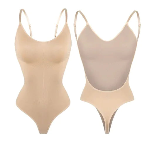 Backless Bodysuits Shapewear Thong