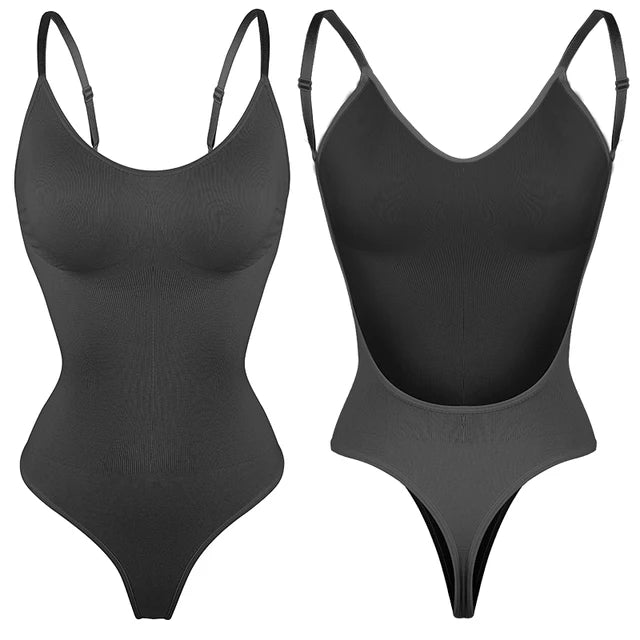 Backless Bodysuits Shapewear Thong