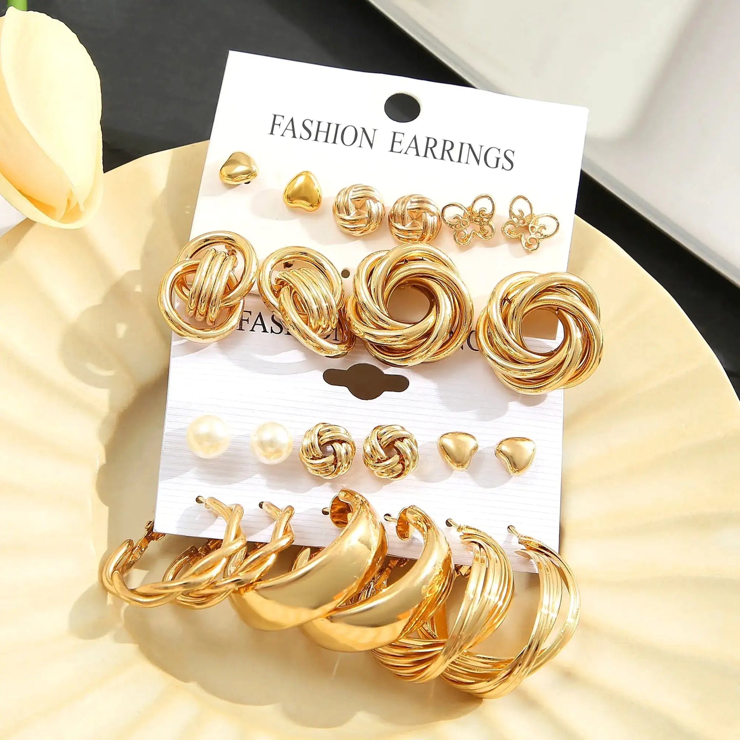 Fashion Zinc Earrings