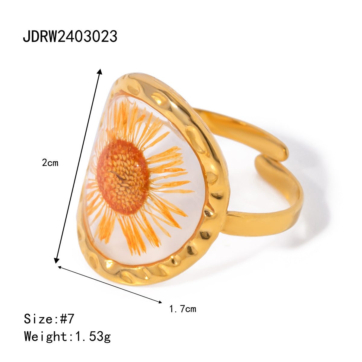 Preserved Flower Ring