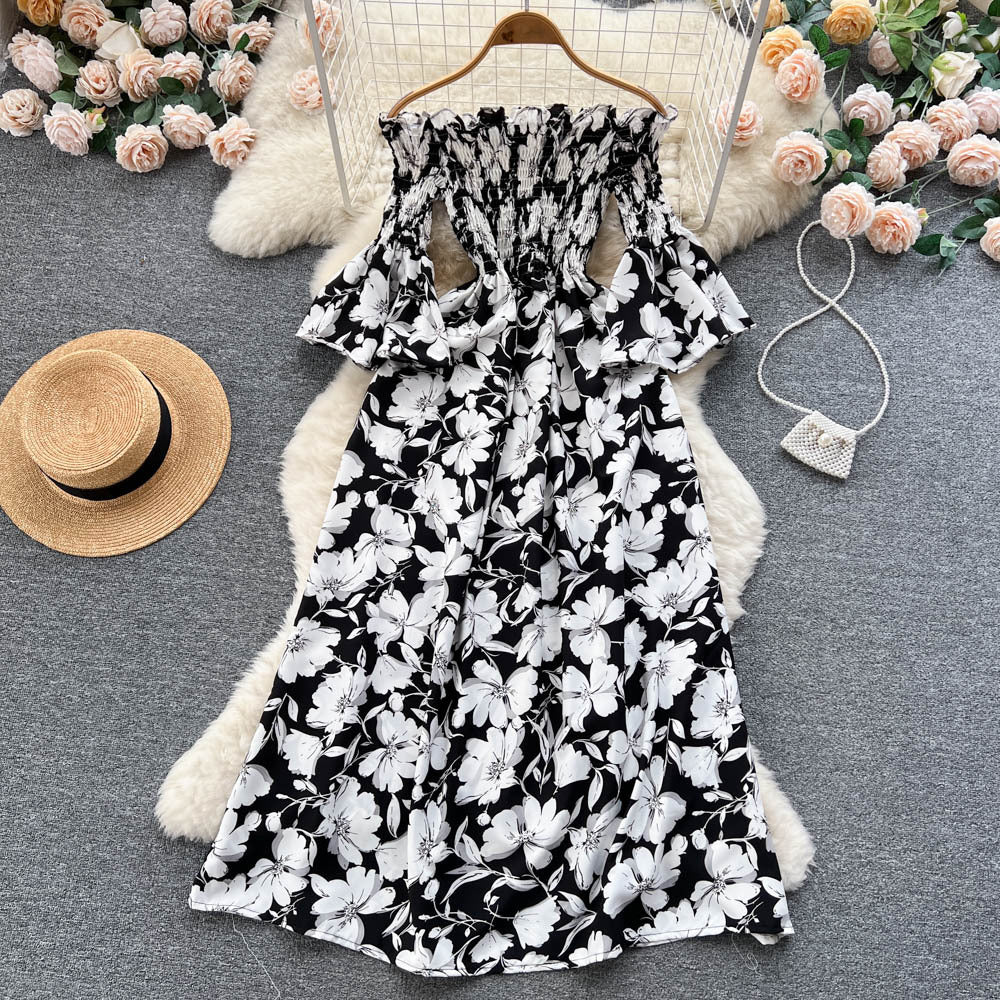 French Floral Dress