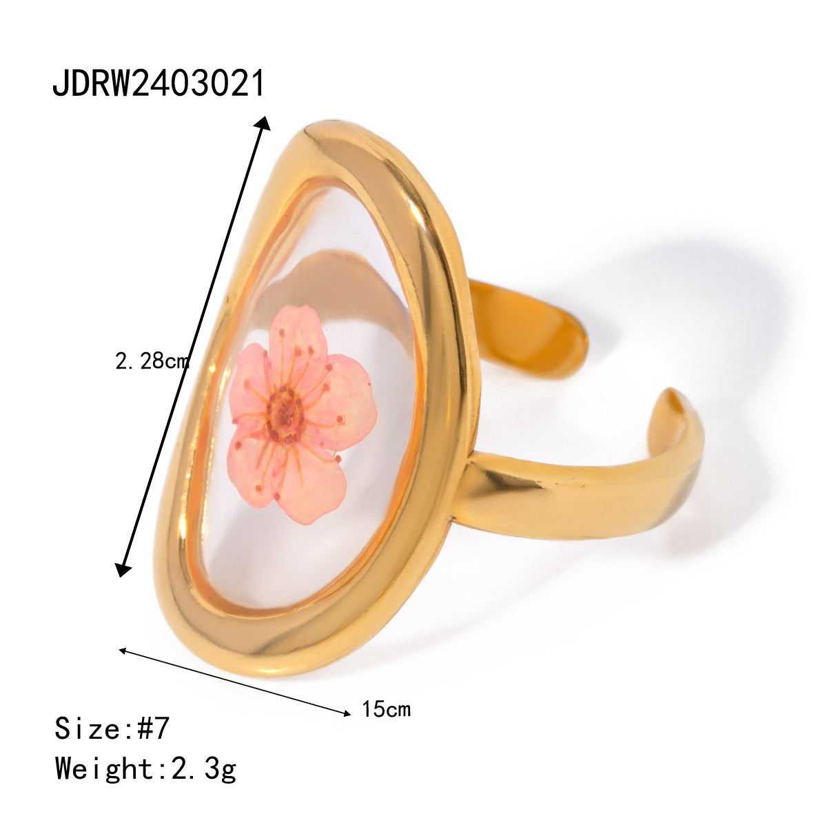 Preserved Flower Ring