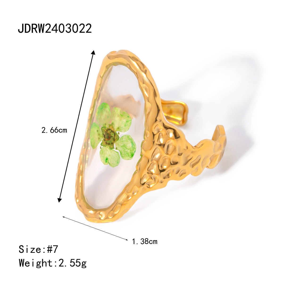 Preserved Flower Ring