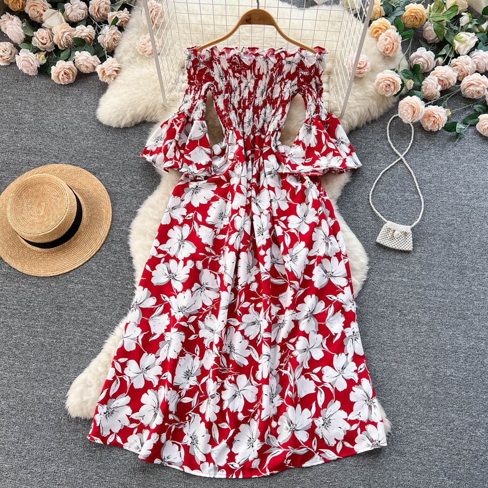 French Floral Dress