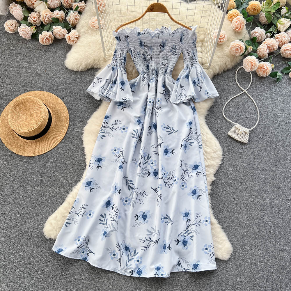 French Floral Dress