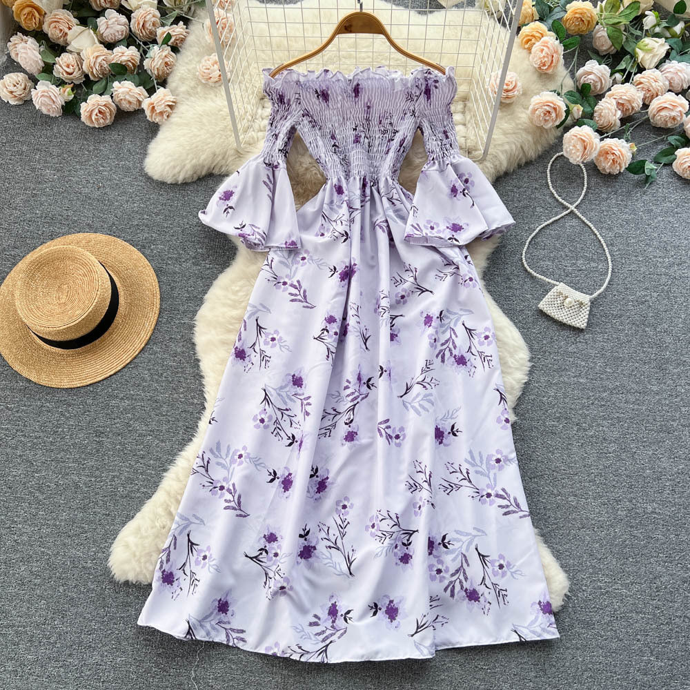 French Floral Dress