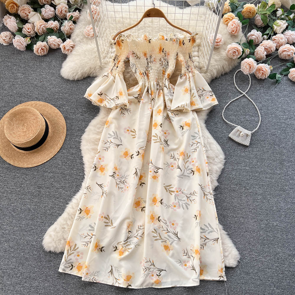 French Floral Dress