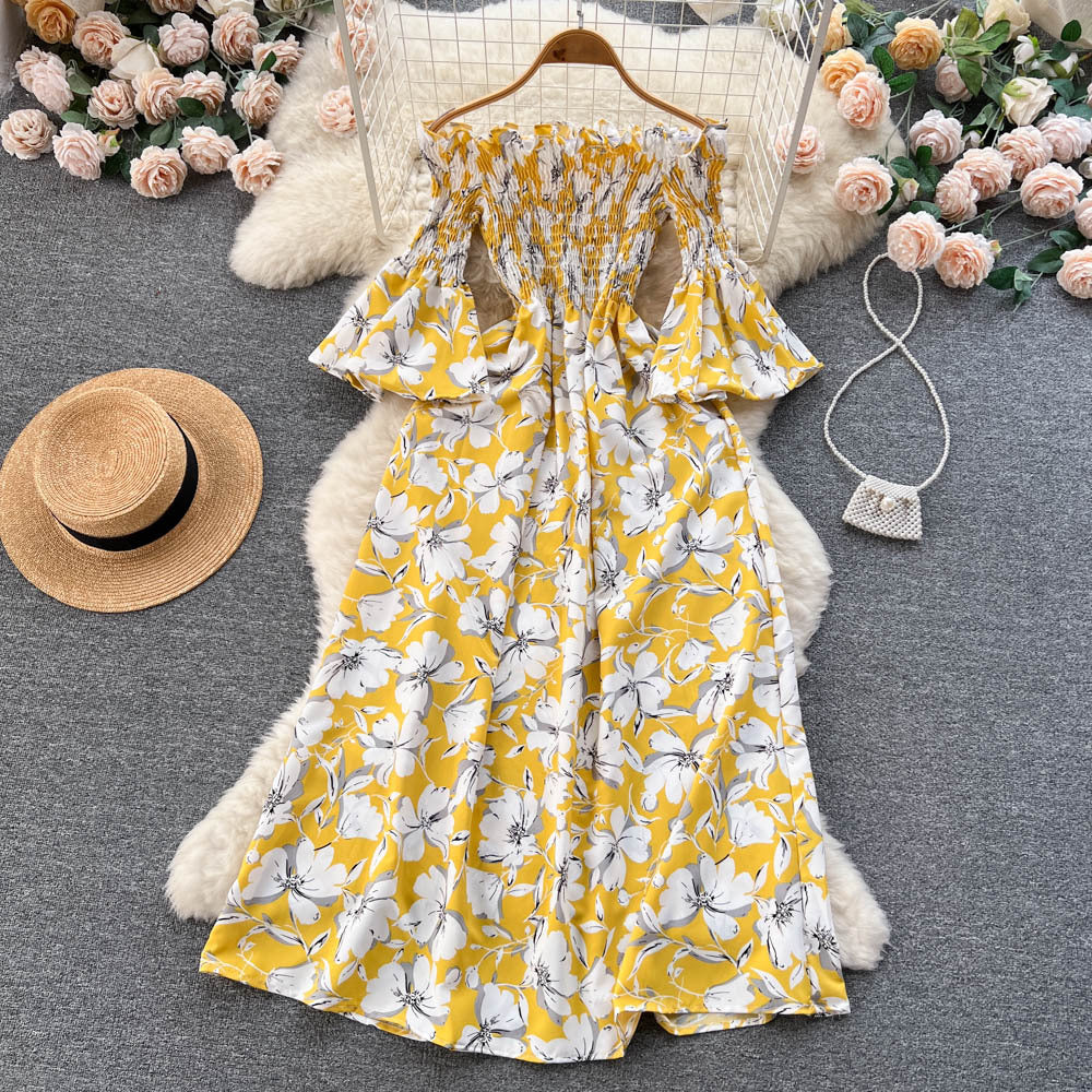 French Floral Dress