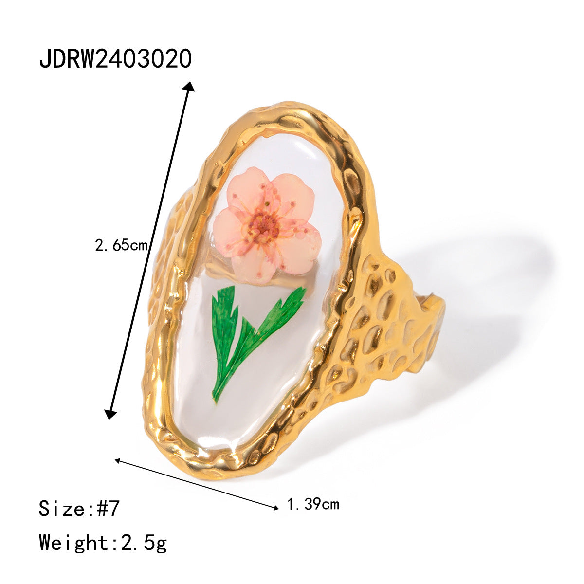 Preserved Flower Ring