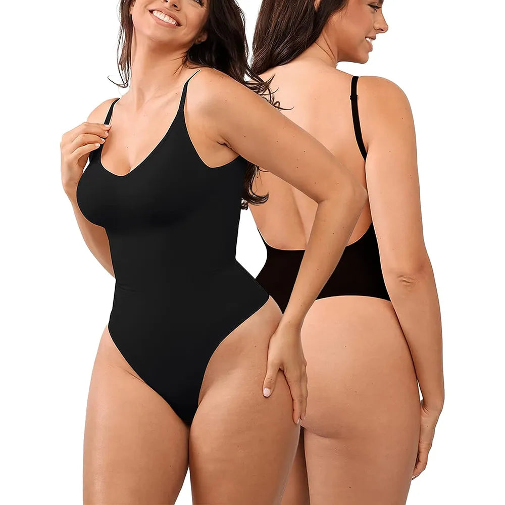 Backless Bodysuits Shapewear Thong