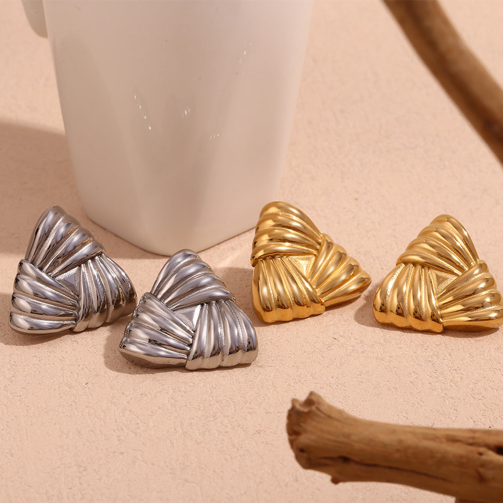 Retro Earrings Triangular