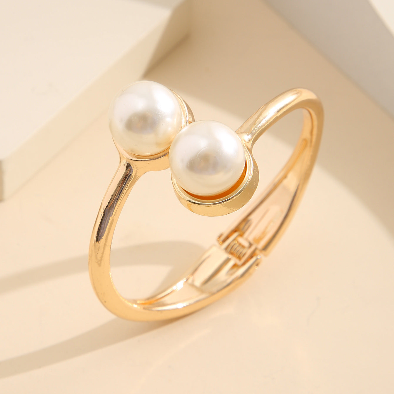 Bracelet Pearl Alloy Retro