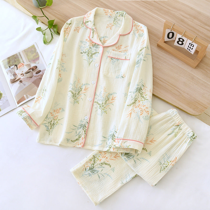 Pyjama Women's Fashion Cotton Homewear Suit