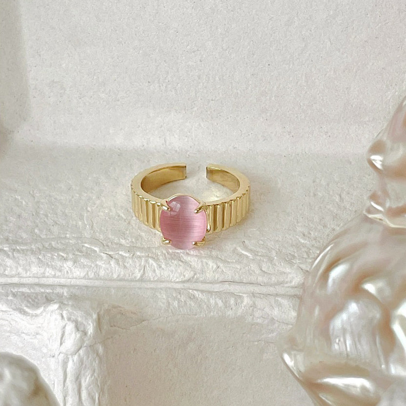 Fashion Oil Dripping Geometric Ring