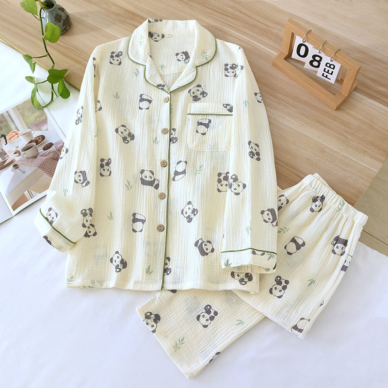 Pyjama Women's Fashion Cotton Homewear Suit