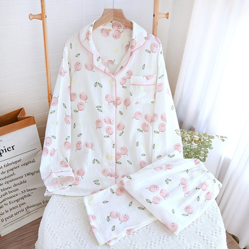 Pyjama Women's Fashion Cotton Homewear Suit