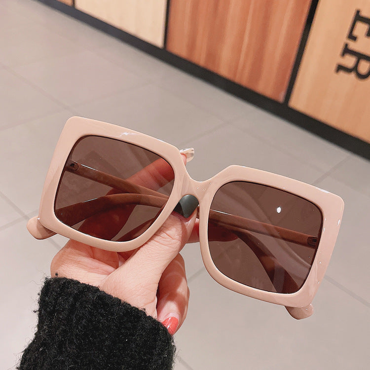 Square Fashionable Plain Face Glasses