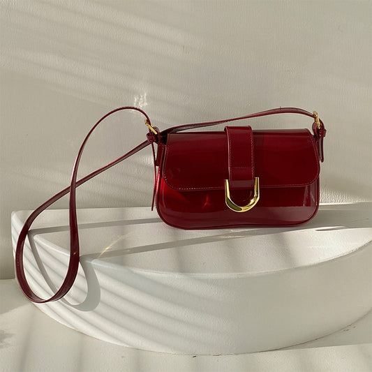 Retro Patent Leather Bag