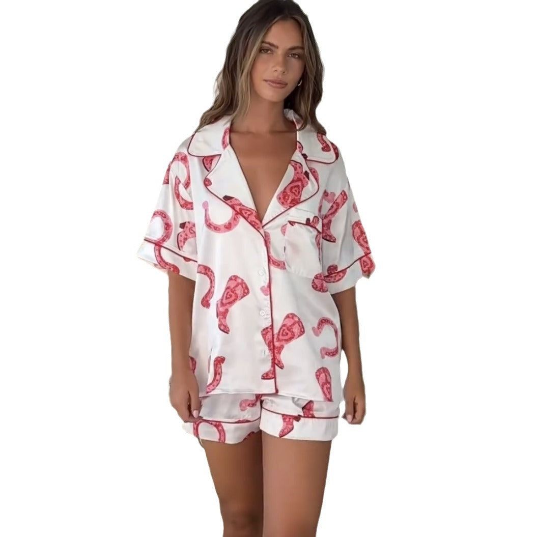 Pyjama en satin Girly