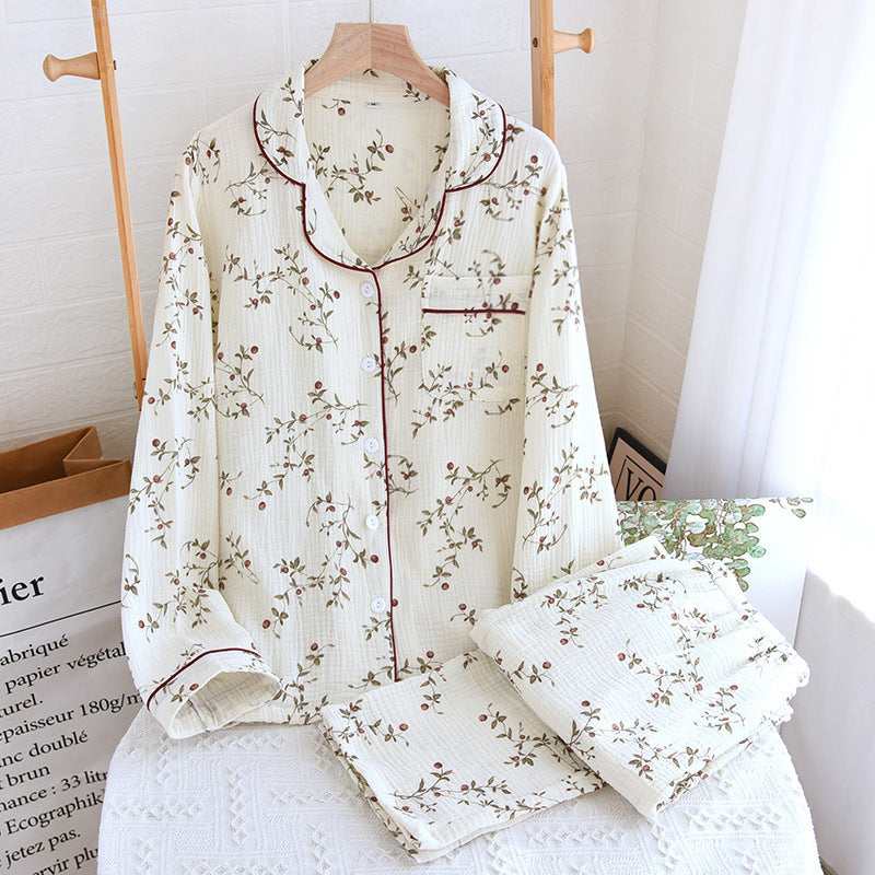 Pyjama Women's Fashion Cotton Homewear Suit