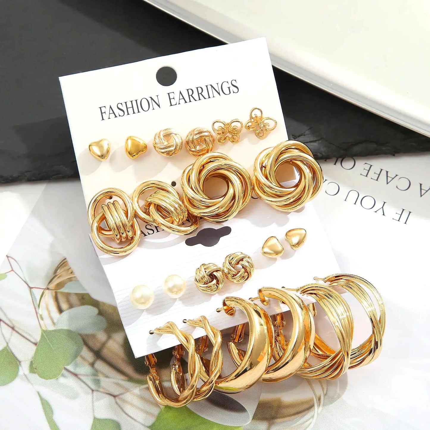 Fashion Zinc Earrings