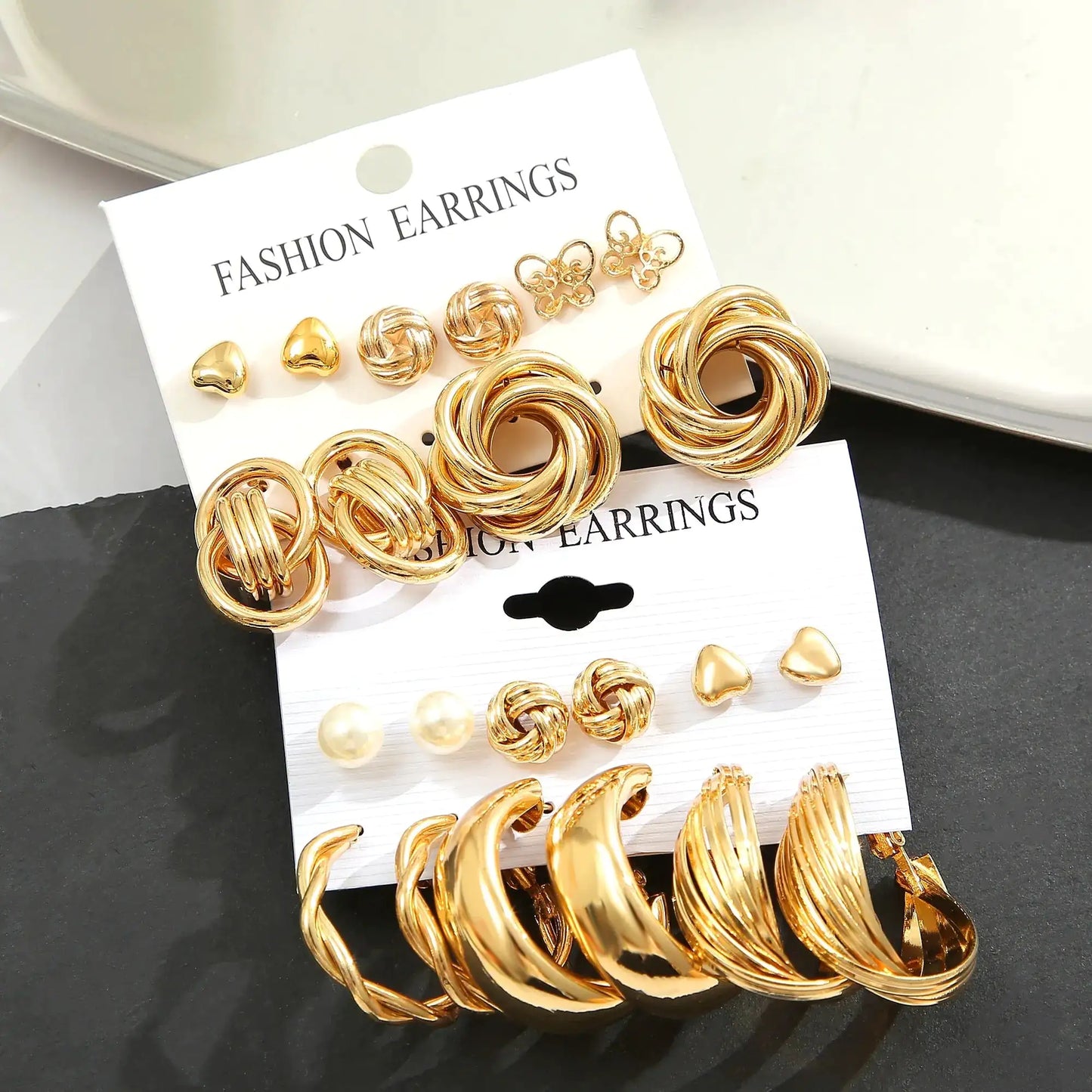 Fashion Zinc Earrings